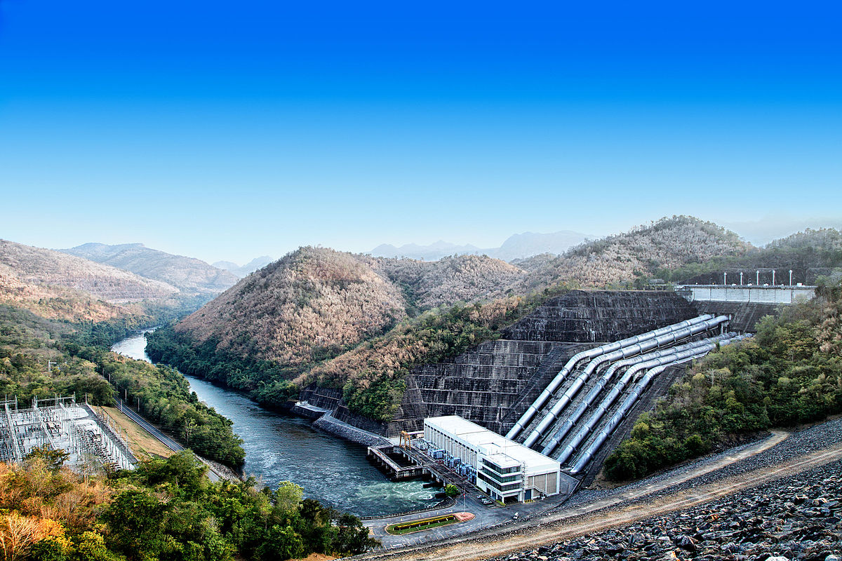 Srinagarind - usine hydroelectrique